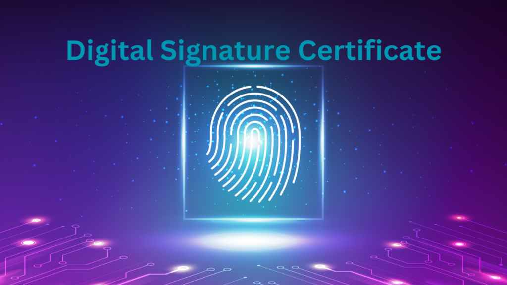 Digital Signature Certificate
